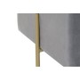 Repose-pied DKD Home Decor Scandi Gris Doré Métal Velours 42 x 42 x 45 cm