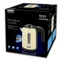 Electric Kettle with LED Light TM Electron Stainless steel Cream