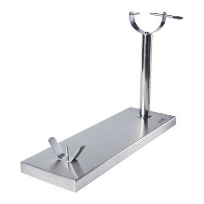 Stainless Steel Ham Stand (support for whole leg of ham) TM Home Metal Stainless steel 17 x 49 x 35 cm