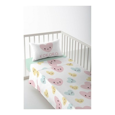 Cot Flat Sheet Cool Kids Kokoro 100 x 130 cm