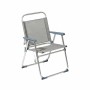 Chaise de Plage 22 mm Gris Aluminium 52 x 56 x 80 cm (52 x 56 x 80 cm)