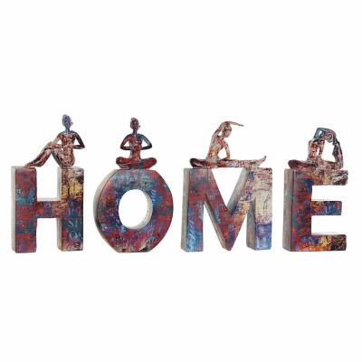 Decorative Figure DKD Home Decor Resin (11.5 x 4.5 x 23 cm) (4 pcs)