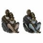 Figurine Décorative DKD Home Decor Cuivre Moderne Couple 12 x 10,5 x 12 cm (2 Unités)