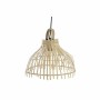 Suspension DKD Home Decor Marron Multicouleur Métal osier 50 W Urbaine 220 V 30 x 30 x 29 cm