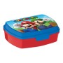 Sandwich Box Super Mario Plastic Red Blue (17 x 5.6 x 13.3 cm)