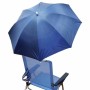 Parasol pour Chaise de Plage Bleu (120 cm)