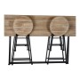 Ensemble Table + 4 Chaises DKD Home Decor 141,5 x 151 x 86,5 cm (5 pcs)