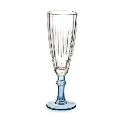 Champagne glass Exotic Crystal Blue 170 ml