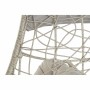 Fauteuil de jardin suspendu DKD Home Decor 82 x 75 x 125 cm Métal rotin synthétique Gris clair (82 x 75 x 125 cm)