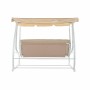 Bench DKD Home Decor Beige Swing Polyester Steel (210 x 120 x 164 cm)