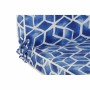 Coussin DKD Home Decor Bleu Blanc Rectangulaire Géométrique 190 x 60 x 5 cm (190 x 60 x 5 cm)