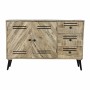 Buffet DKD Home Decor Noir Métal Bois de manguier (140 x 40 x 93 cm)