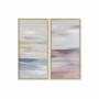 Cadre DKD Home Decor 50 x 4 x 100 cm Abstrait Moderne (2 Unités)