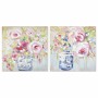 Cadre DKD Home Decor 80 x 3 x 80 cm Vase Traditionnel (2 Unités)