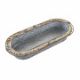 Centre de Table DKD Home Decor Gris Marron Fer Fibre (51 x 26 x 7 cm)