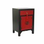 Table de Nuit DKD Home Decor Noir Rouge Sapin Bois MDF 45 x 35 x 66 cm