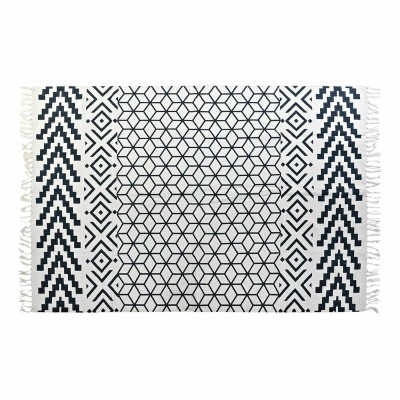 Tapis DKD Home Decor Gris Blanc (160 x 230 x 1 cm)