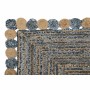 Tapis DKD Home Decor Bleu Coton Multicouleur Indien Jute 160 x 230 x 1 cm