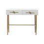 Console DKD Home Decor Blanc Multicouleur Doré Métal Fer Bois de manguier 30 x 40 cm 90 x 45 x 74 cm