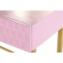 Console DKD Home Decor Pink Golden Metal Mango wood Modern (90 x 45 x 74 cm)