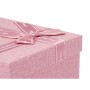 Set of decorative boxes Pink Cardboard Lasso 3 Pieces
