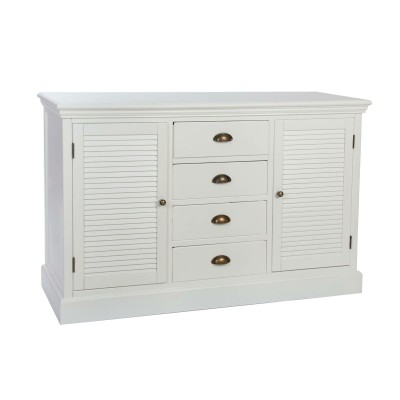 Sideboard DKD Home Decor   Wood White 126 x 41 x 82 cm