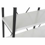 Étagère DKD Home Decor Noir Métal Blanc 4 Etagères Bois MDF (110 x 30 x 150 cm)