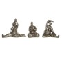 Decorative Figure DKD Home Decor 11 x 22,5 x 17 cm Golden Yoga (3 Units)