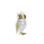 Decorative Figure DKD Home Decor White Golden Owl 6,5 x 7 x 13 cm