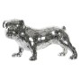 Figurine Décorative DKD Home Decor Anglais Argenté Bulldog Résine Moderne (45,5 x 21,5 x 25 cm)