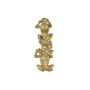 Decorative Figure DKD Home Decor Golden Monkeys 9 x 7 x 25 cm