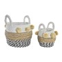 Basket set DKD Home Decor Colonial (34 x 33 x 26 cm)