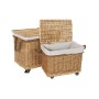 Set de basket DKD Home Decor osier (48 x 33 x 43 cm)