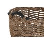 Set de basket DKD Home Decor Bois Colonial Fibre (46 x 46 x 40 cm)