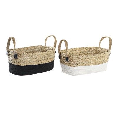 Basket DKD Home Decor 36 x 20 x 16 cm (2 Units)