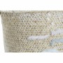 Basket set DKD Home Decor Polyester Natural Fibre (33 x 33 x 24 cm)