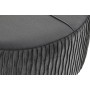 Banquette DKD Home Decor   Gris Naturel Gris foncé Bois 80 x 46 x 38 cm