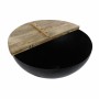 Table d'appoint DKD Home Decor Marron Noir Métal Bois de manguier 95 x 95 x 40 cm 93,5 x 93,5 x 40 cm