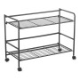 Shelves Confortime Black Iron Foldable With wheels (67 x 30 x 44,8 cm)