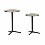 Set de 2 Tables Gigognes DKD Home Decor Noir Doré 40 x 40 x 61 cm