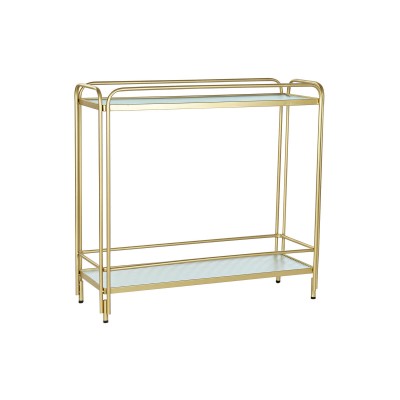 Serving trolley DKD Home Decor Golden Metal Crystal 80 x 28 x 81 cm