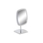 Miroir Grossissant avec LED DKD Home Decor 17 x 13 x 30,5 cm Argenté Métal