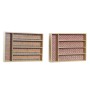 Range-couverts DKD Home Decor Bambou Colonial Africain 25,5 x 35,5 x 5 cm (2 Unités)