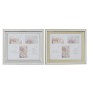 Photo frame DKD Home Decor Golden Silver Aluminium Crystal polystyrene Traditional 47 x 2 x 40 cm (2 Units)