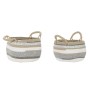 Set de basket DKD Home Decor 30 x 30 x 20 cm Jute Boho