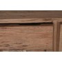 Buffet DKD Home Decor 142 x 40 x 81 cm Noir Métal Marron Acacia