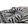 Blanket DKD Home Decor Wild 150 x 200 x 2 cm Black Grey White Colonial