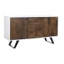 Buffet DKD Home Decor Blanc Brun foncé Bois de manguier 150 x 40 x 80 cm