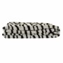 Blanket DKD Home Decor Wild 130 x 170 x 2 cm Black Grey White Colonial