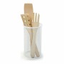 Pot pour ustensiles de cuisine Confortime Métal Blanc (12 x 20 cm)